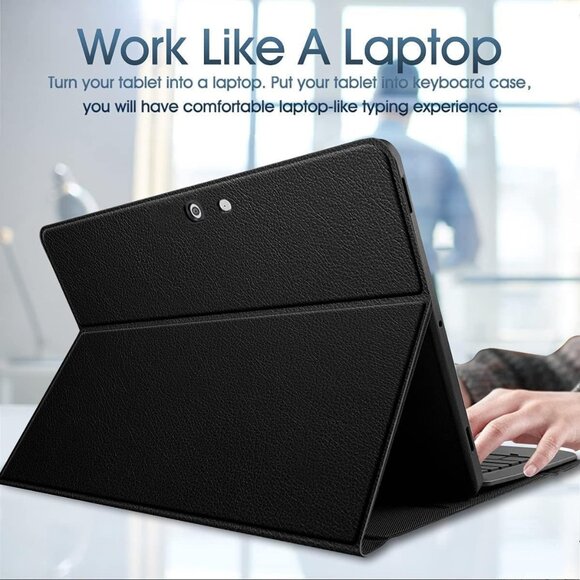 Touchpad Keyboard Case for 13 Inch Microsoft Surface Pro 11/10/9, 7 Colors Backl - Picture 5 of 8